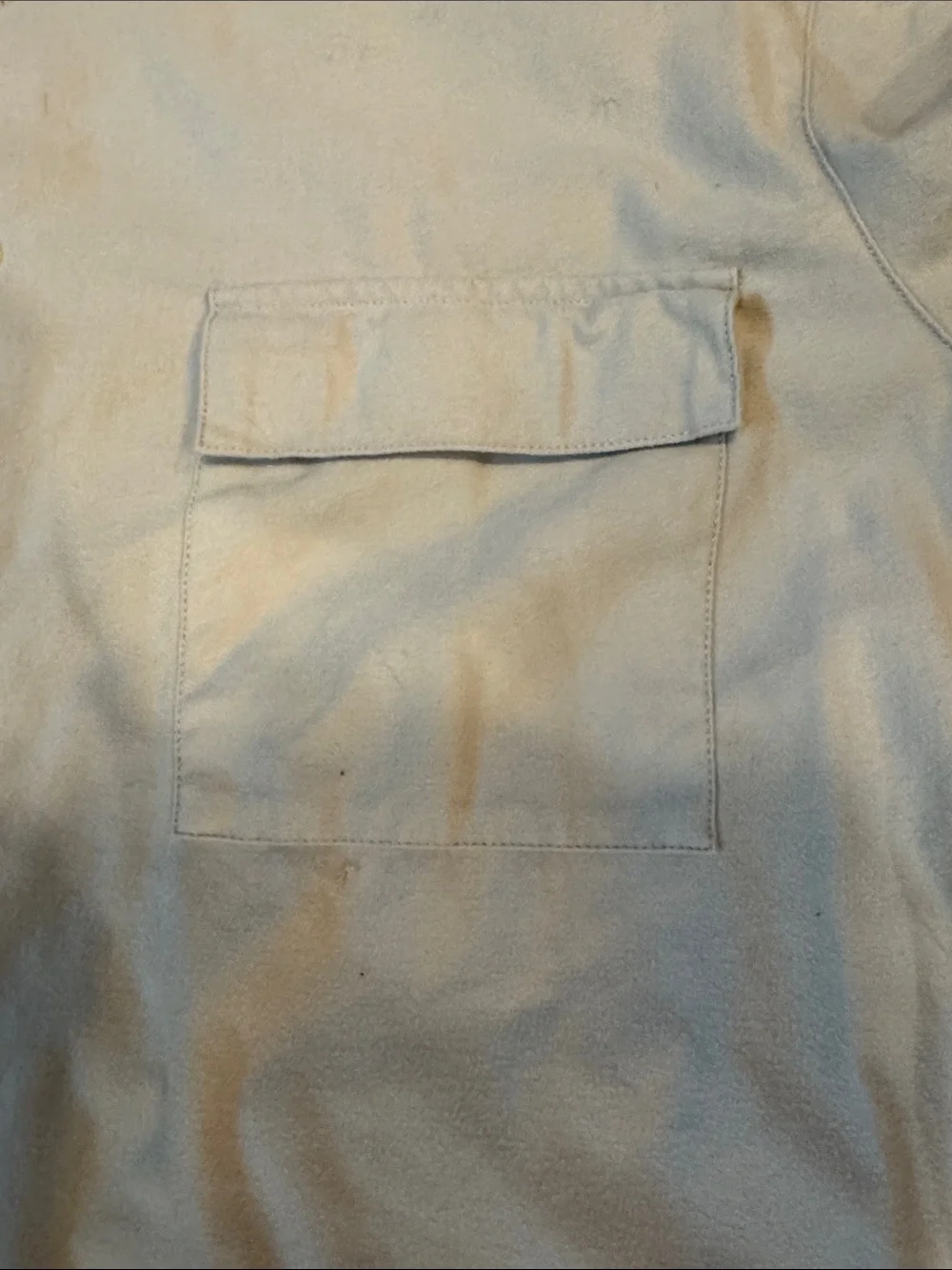 Cherokee Beige Button-Up Shirt Jacket
